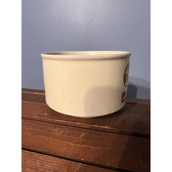 SOUP Beige Stoneware Mug Made In Japan‎ MCM Retro Kitchsy Veggies Dinnerware - Picture 3 of 9